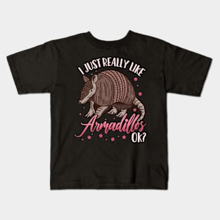 Armadillos Armadillo Lover Kids T-Shirt